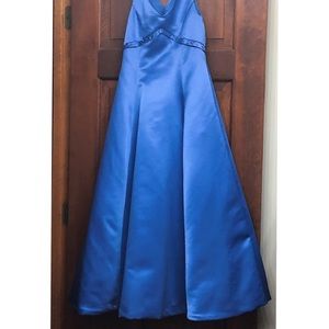 Royal blue Junior bridesmaid’s dress